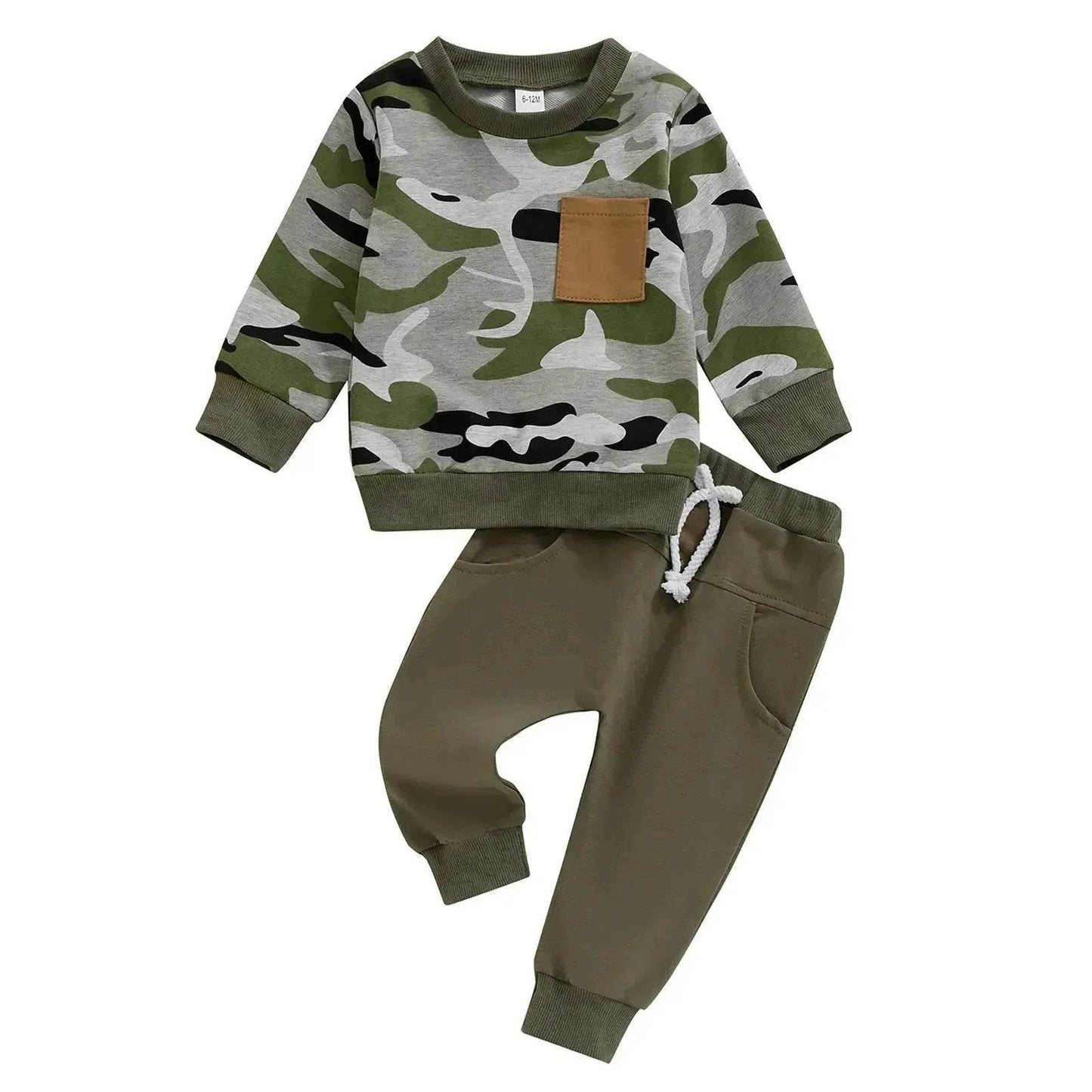 Children's Autumn And Winter Camouflage Suit Unisex Two piece for kids - www.Shopthatapp.com