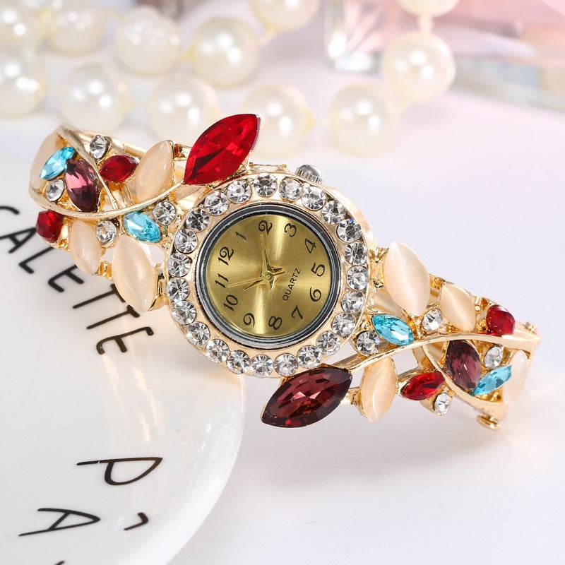 Diamond ladies fashion bracelet women watch - www.Shopthatapp.com