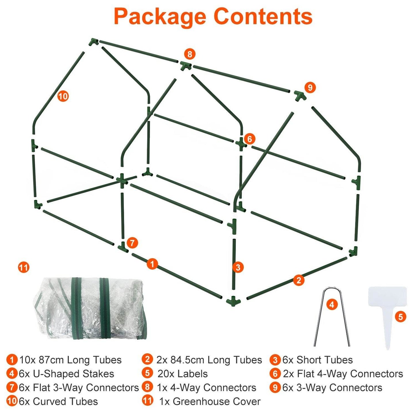 1Pc Portable Mini Greenhouse 70.86x33.46x37.4in With Roll-Up Zipper Doors Waterproof UV-Resistant PVC Cover Hot House For Indoor Outdoor Garden Patio Yard - www.Shopthatapp.com