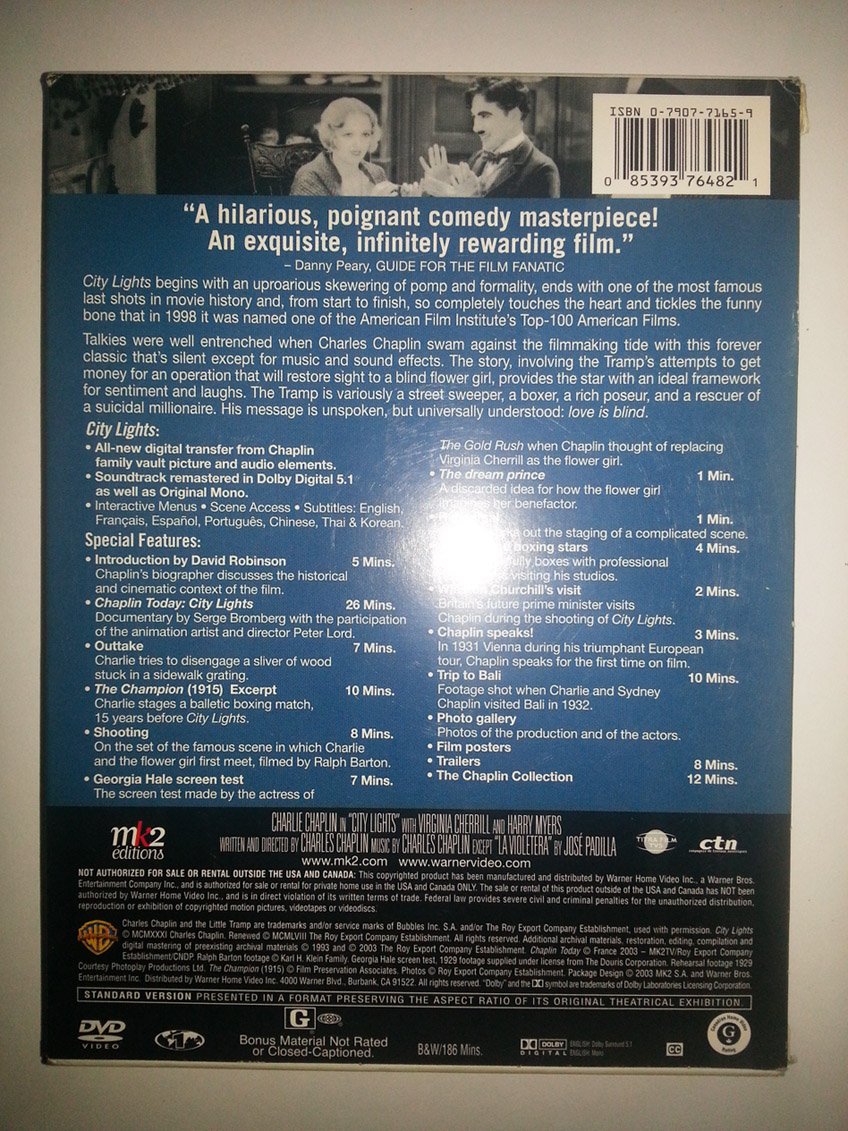 City Lights: The Chaplin Collection (Two-Disc Special Edition) (Sous-titres français) [Import] - www.Shopthatapp.com