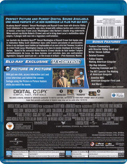 American Gangster - Blu-ray (Used) - www.Shopthatapp.com