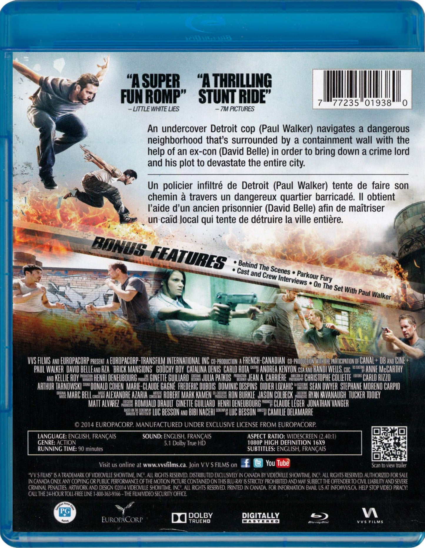 Brick Mansions - Blu-Ray (Used) - www.Shopthatapp.com