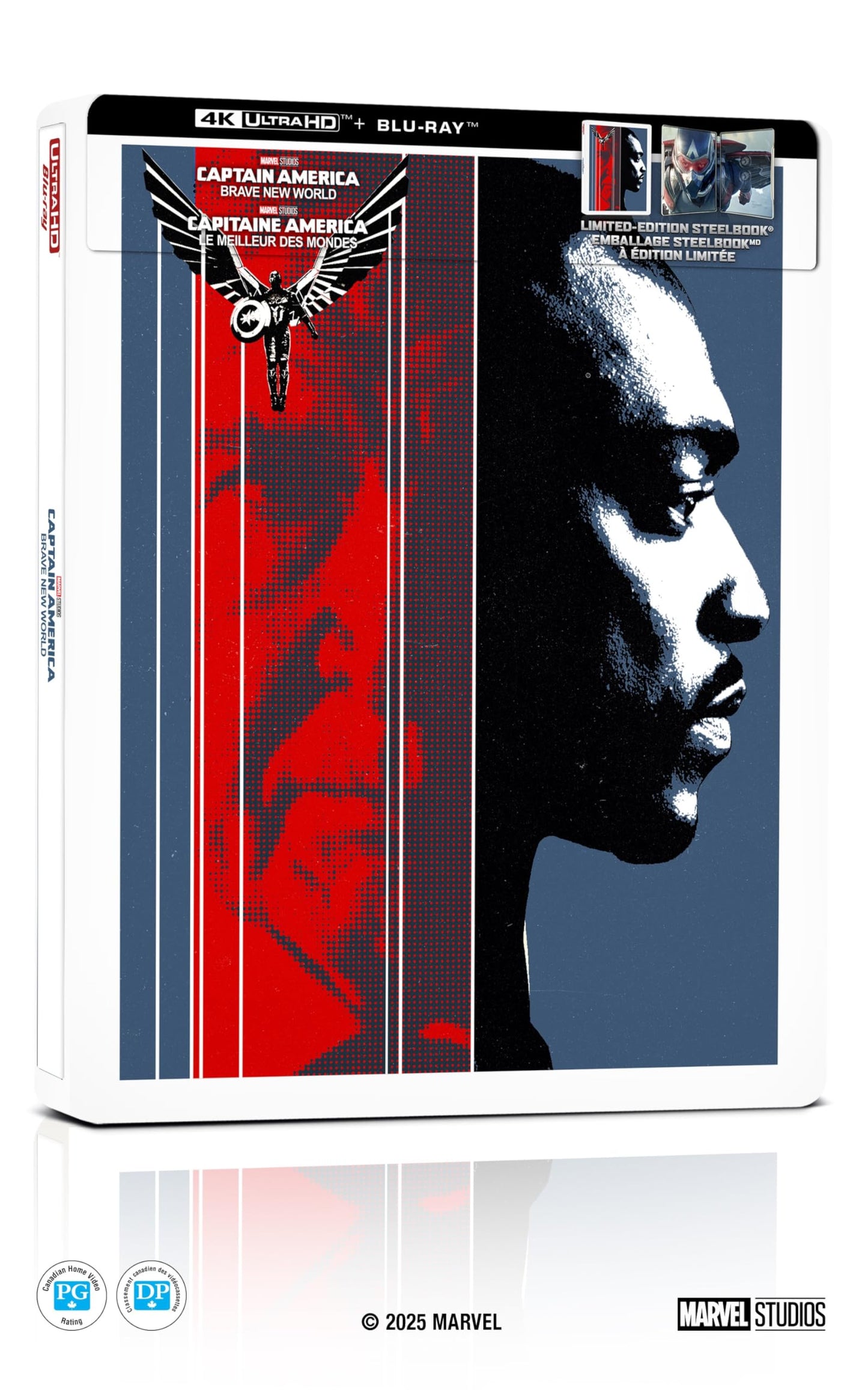 Captain America: Brave New World: Limited Steelbook - 4K/Blu-Ray - www.Shopthatapp.com