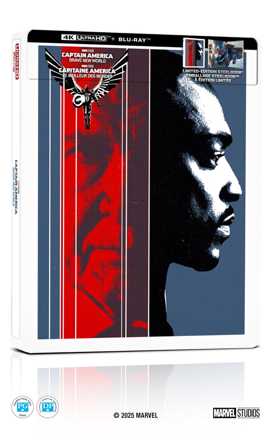 Captain America: Brave New World: Limited Steelbook - 4K/Blu-Ray - www.Shopthatapp.com