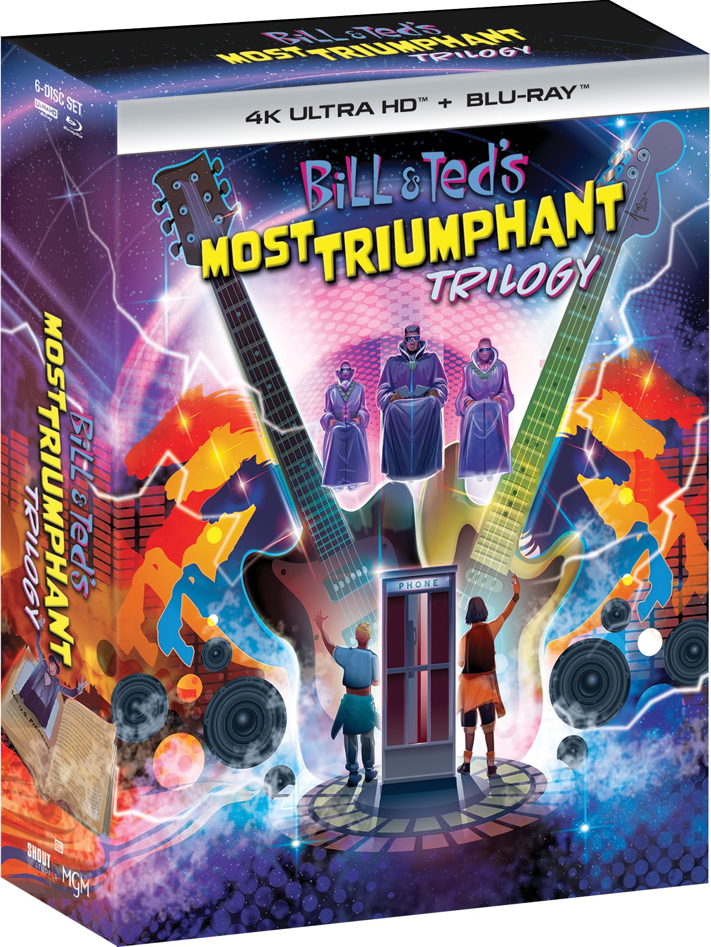 Bill & Ted's Most Triumphant Trilogy - 4K/Blu-Ray - www.Shopthatapp.com