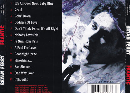 Bryan Ferry / Frantic - CD (Used) - www.Shopthatapp.com