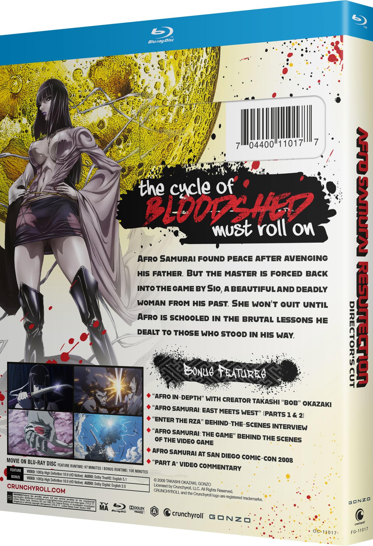 Afro Samurai / Resurrection: Director’s Cut - Blu-Ray - www.Shopthatapp.com