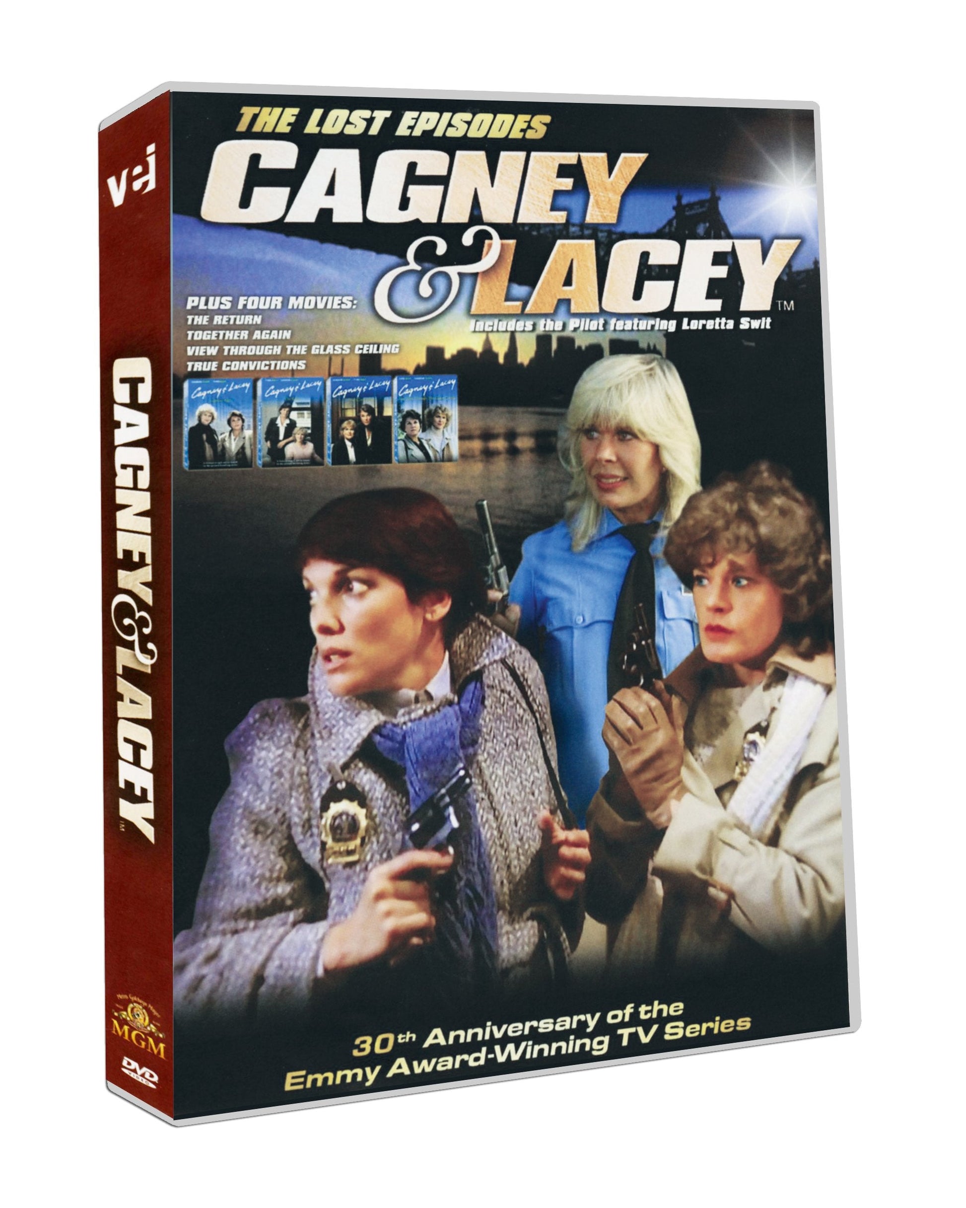 Cagney & Lacey Lost Episodes 4 DVD set Featuring Loretta Swit - www.Shopthatapp.com