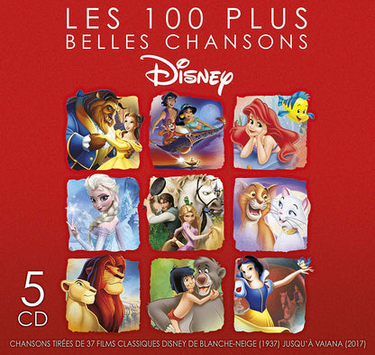 B.O.F. / Les 100 plus belles chansons de Disney - 5CD - www.Shopthatapp.com