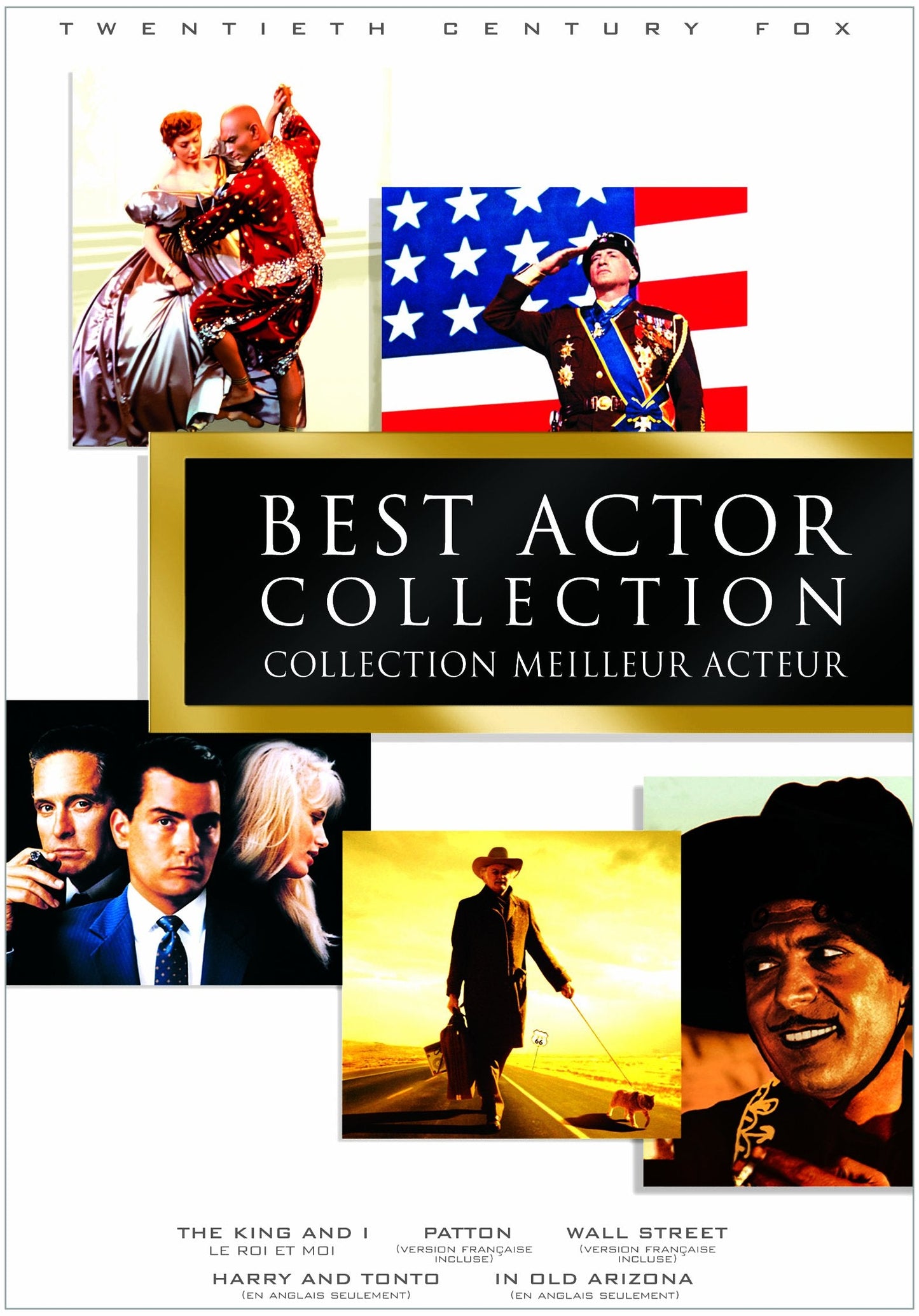 Best Actor Collection (Wall Street/Patton/Harry & Tonto/The King and I/In Old Arizona) (Bilingual) - www.Shopthatapp.com