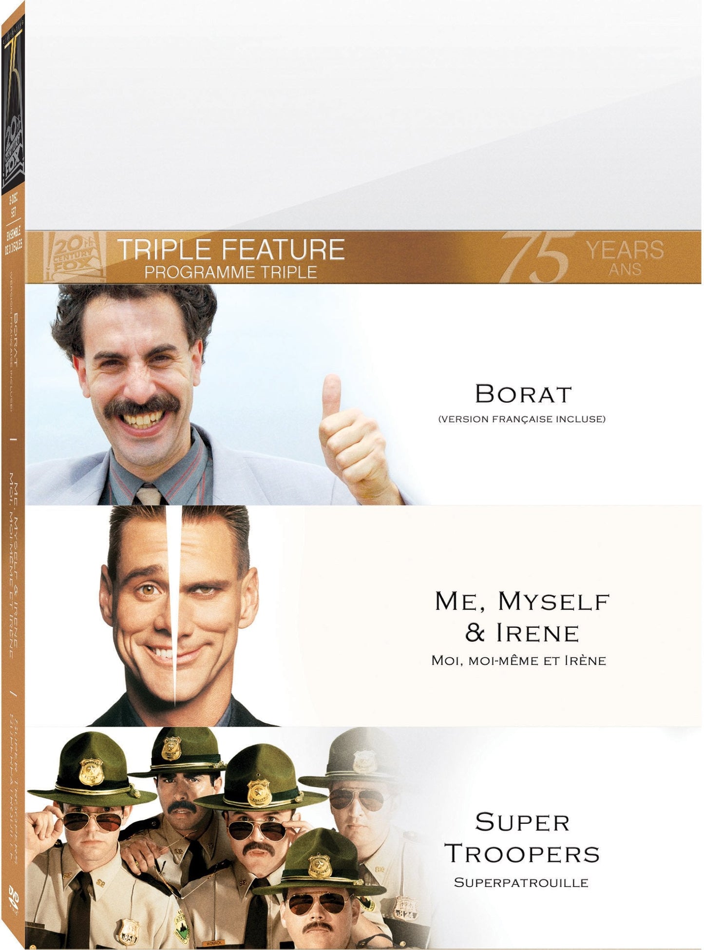 Borat/Me, Myself & Irene/Super Troopers - www.Shopthatapp.com