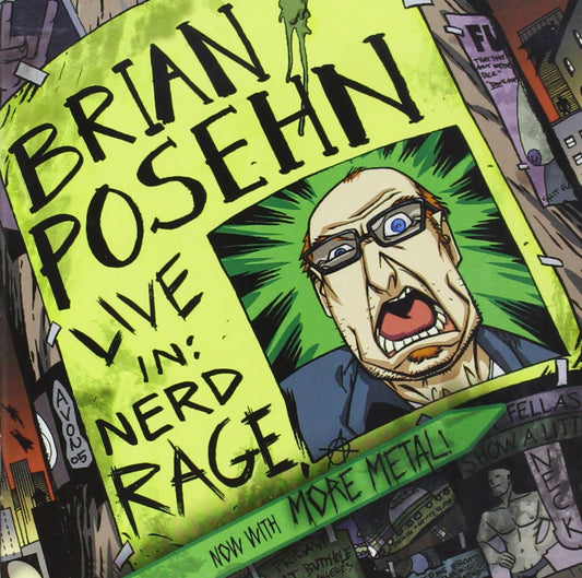 Brian Posehn / Live In: Nerd Rage - CD - www.Shopthatapp.com
