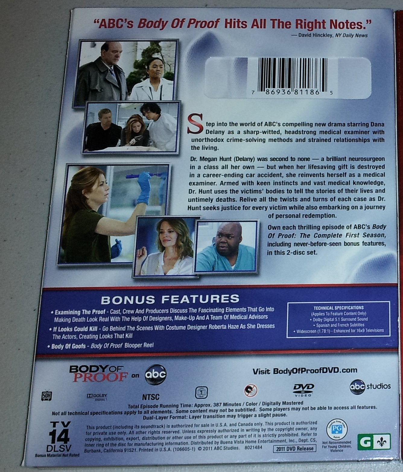 Body Of Proof: The Complete First Season - 2-Disc DVD - www.Shopthatapp.com