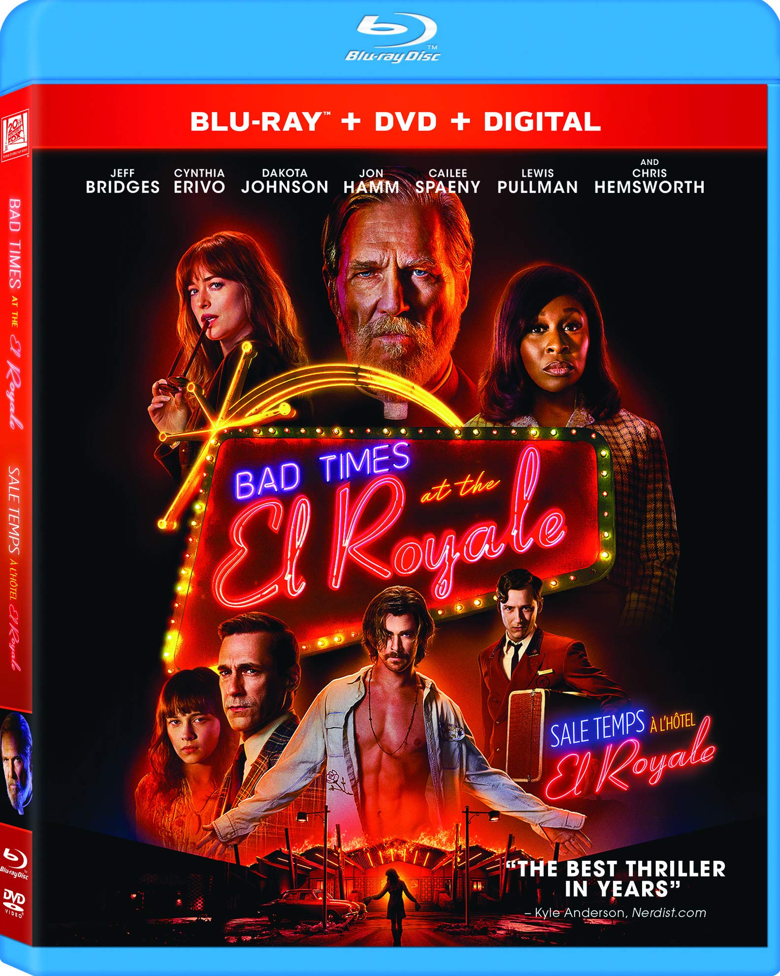 Bad Times at the El Royale (Bilingual) [Blu-ray + DVD + Digital Copy] - www.Shopthatapp.com