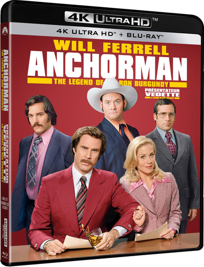 Anchorman: The Legend of Ron Burgundy - 4K/Blu-Ray - www.Shopthatapp.com