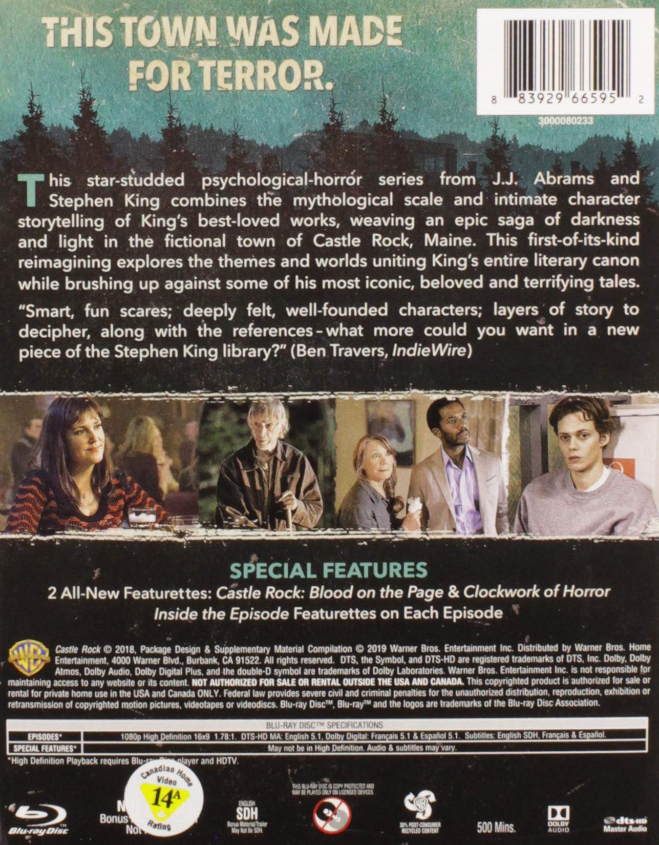 Castle Rock: The Complete First Season (BD) [Blu-ray] - www.Shopthatapp.com