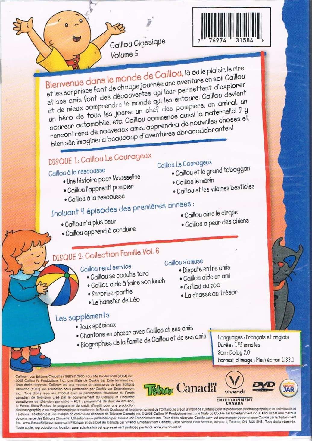 Caillou Collection 5 - www.Shopthatapp.com