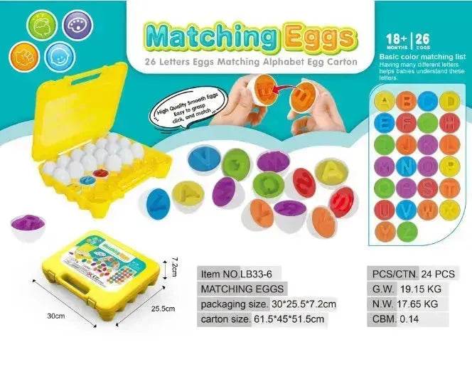 Baby Learning Educational Toy Smart Egg Toy Games Shape Matching Sorters Toys Montessori Eggs Toys For Kids Children - www.Shopthatapp.com