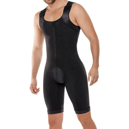 Thick Sleeveless Compressing Slimming Bodysuit shapewear for Men - www.Shopthatapp.com
