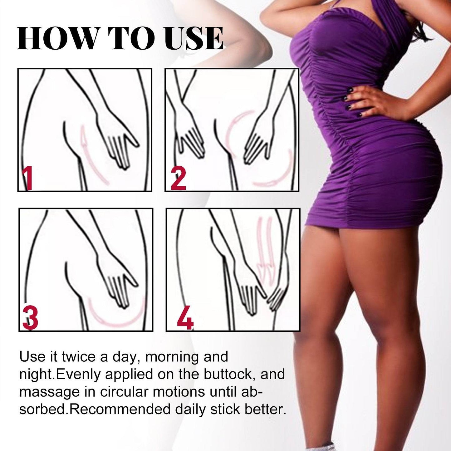 Plump Buttock Cream Lifts And Tightens Buttocks - www.Shopthatapp.com