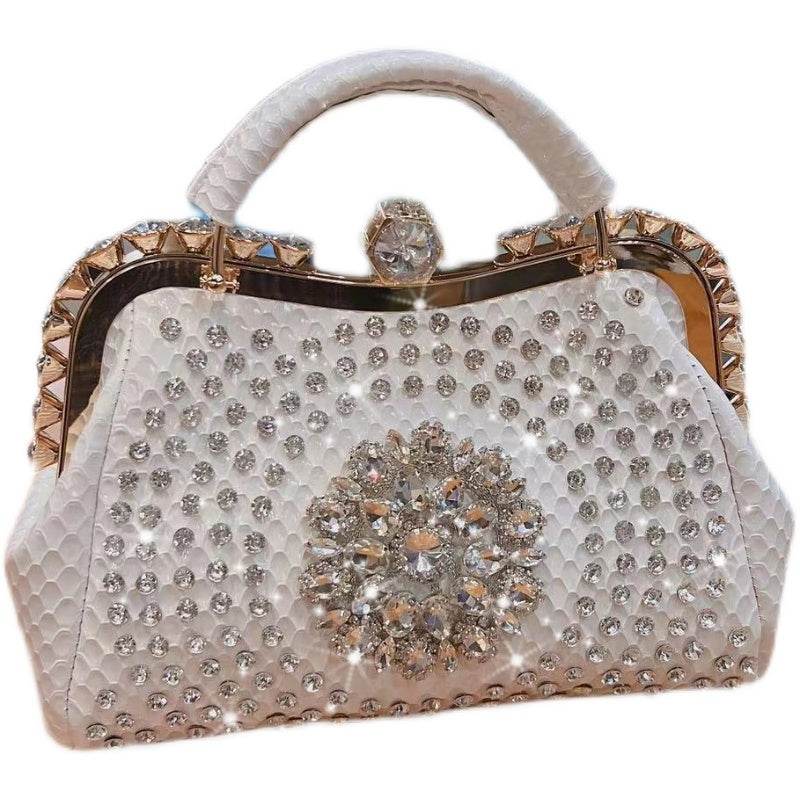 Luxury Large Capacity Diamond Inlaid Cross Body Handbag for women - www.Shopthatapp.com