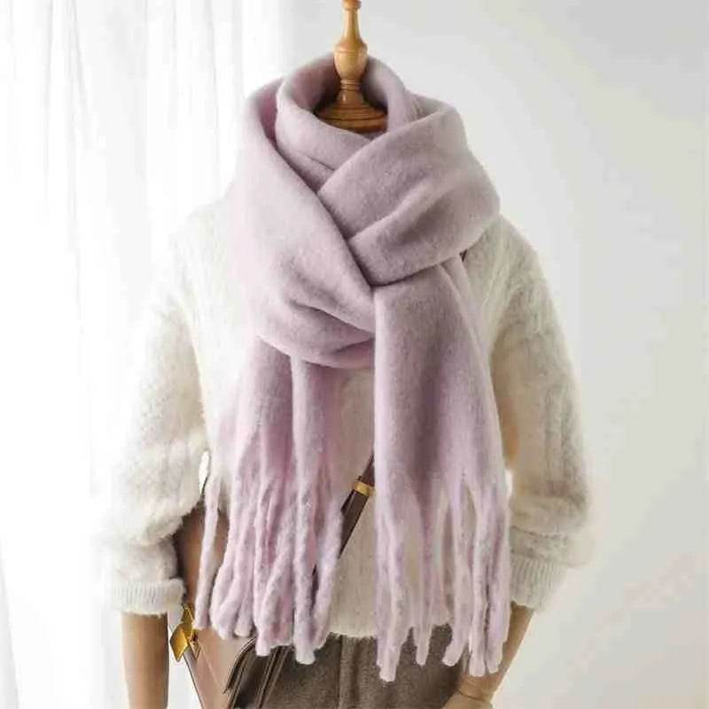 Women's Winter Scarf Cashmere Warm Soft Shawl - www.Shopthatapp.com