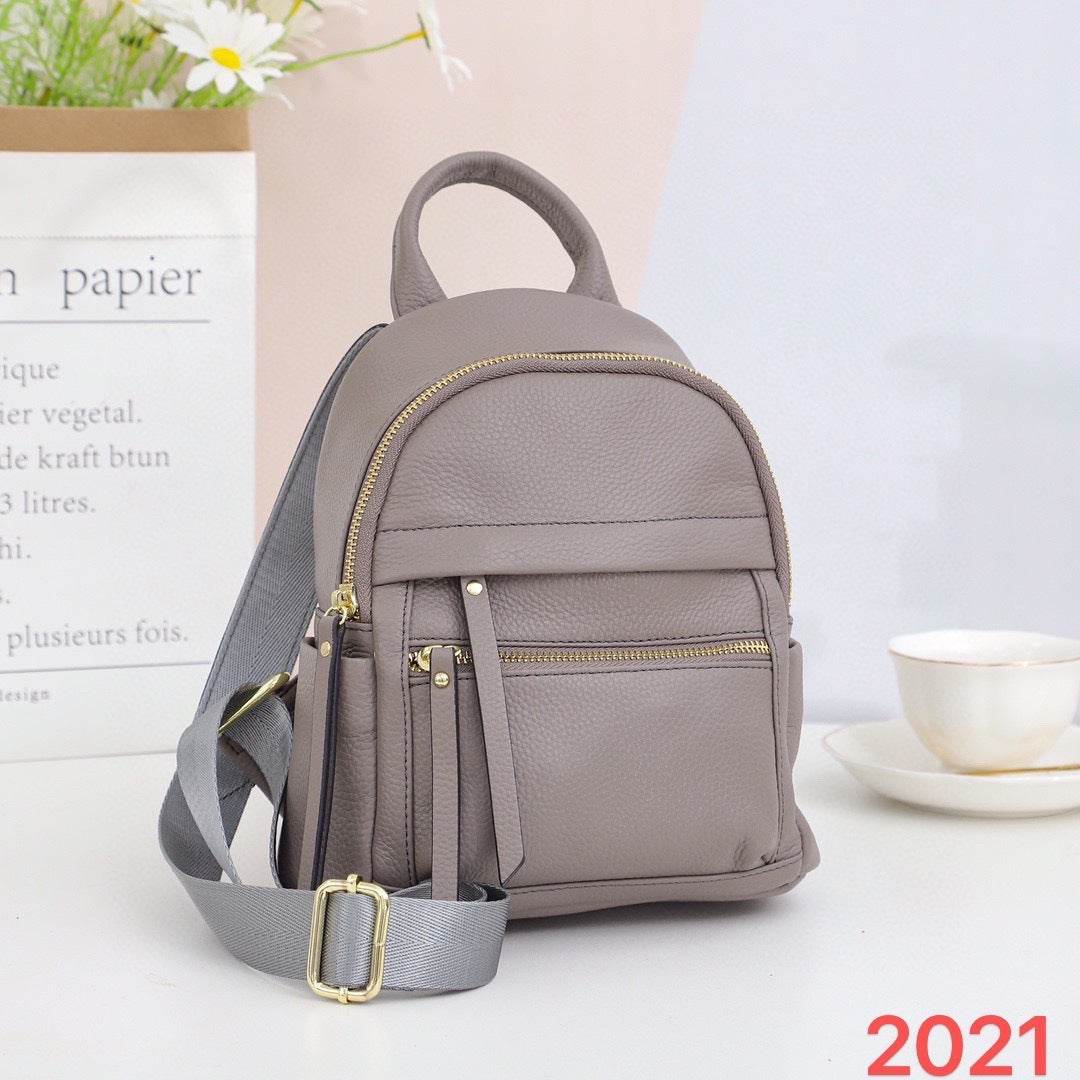 Fashion All-matching Leather Travel Bag Large-capacity Backpack - www.Shopthatapp.com