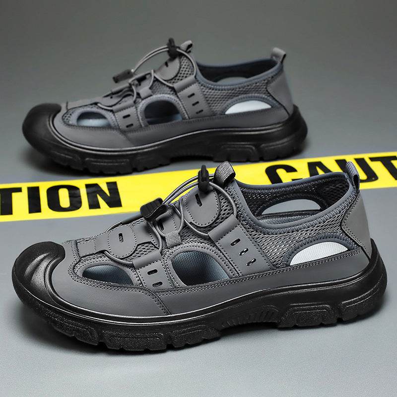 Summer Beach Hole Wading Rotating Button Sandals Men's Casual Shoes - www.Shopthatapp.com