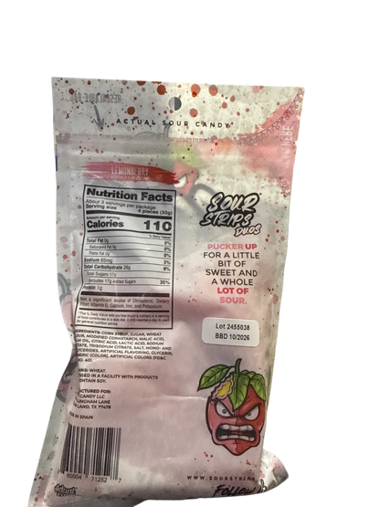 Sour Strips Lemonberry Flavour 96G - U.S Edition - www.Shopthatapp.com