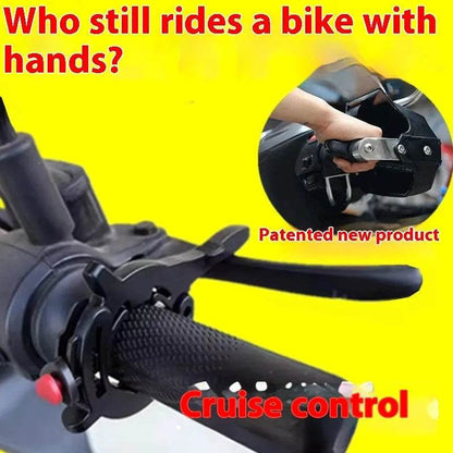 Motorcycle Throttle Grip CNC Aluminum Lock Assist Retainer Universal Cruise Control Bike Throttle Wrist Grip Handle Bar - www.Shopthatapp.com