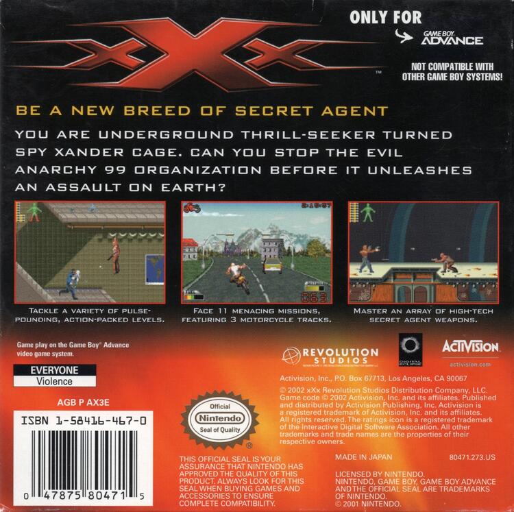 xXx (usagé) - www.Shopthatapp.com