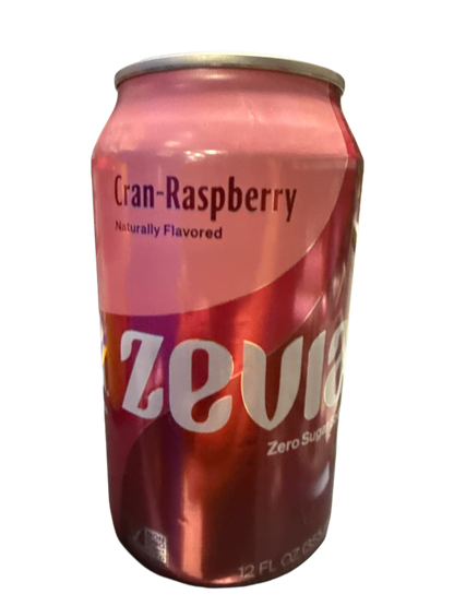 Zevia Zero Sugar Cran-Raspberry Flavoured Soda 355ML - Canadian Edition - www.Shopthatapp.com