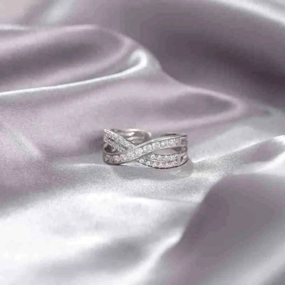 Niche Opening Adjustable Non-fading Cross Ring - www.Shopthatapp.com