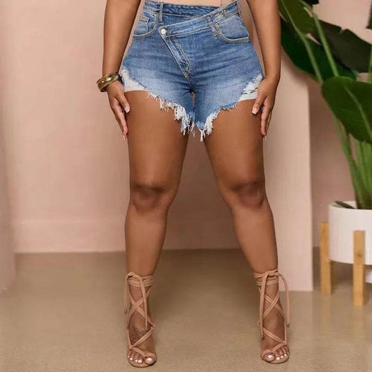 Fashion Personality Denim Shorts For Women - www.Shopthatapp.com