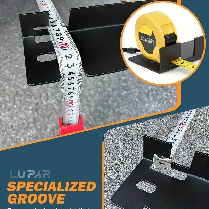 Heavy-duty Four-wheel Alignment Tool Pair, Upgraded Wheel Alignment Plate With Hanging Hole, Black And Silver - www.Shopthatapp.com