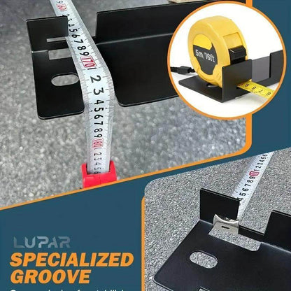Heavy-duty Four-wheel Alignment Tool Pair, Upgraded Wheel Alignment Plate With Hanging Hole, Black And Silver - www.Shopthatapp.com