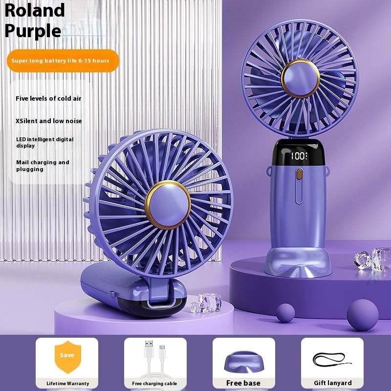 Handheld Usb Mini Portable Folding Aromatherapy Fan - www.Shopthatapp.com