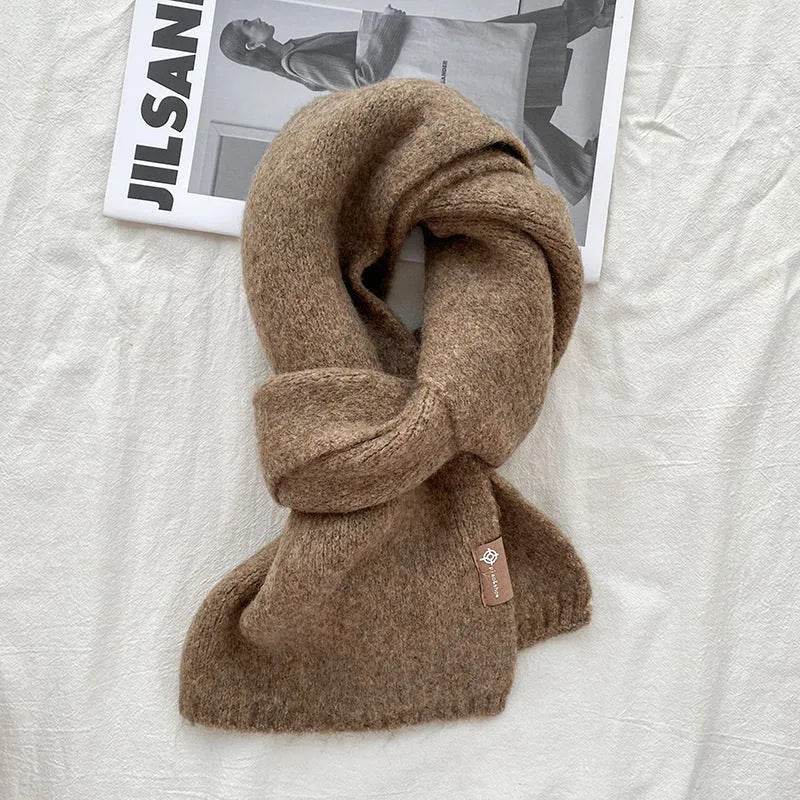 Women's Sweet Version Fleece Solid Scarf Autumn And Winter - www.Shopthatapp.com