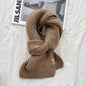 Women's Sweet Version Fleece Solid Scarf Autumn And Winter - www.Shopthatapp.com