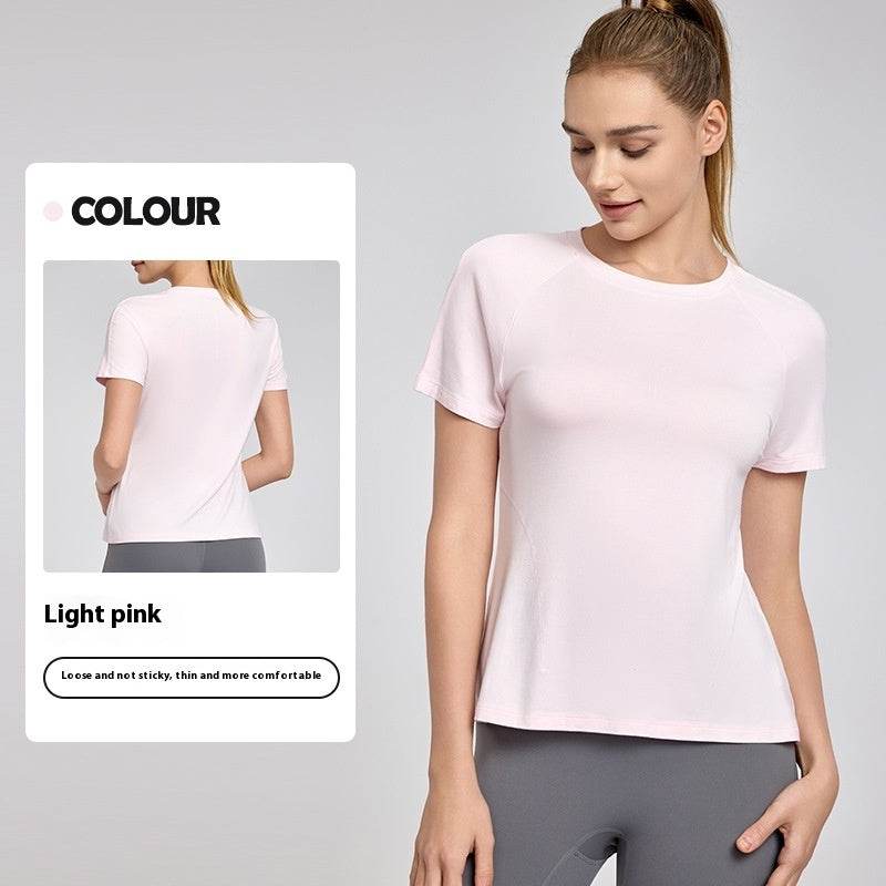 Spring And Summer Outdoor Running Training Short sleeve Workout top - www.Shopthatapp.com