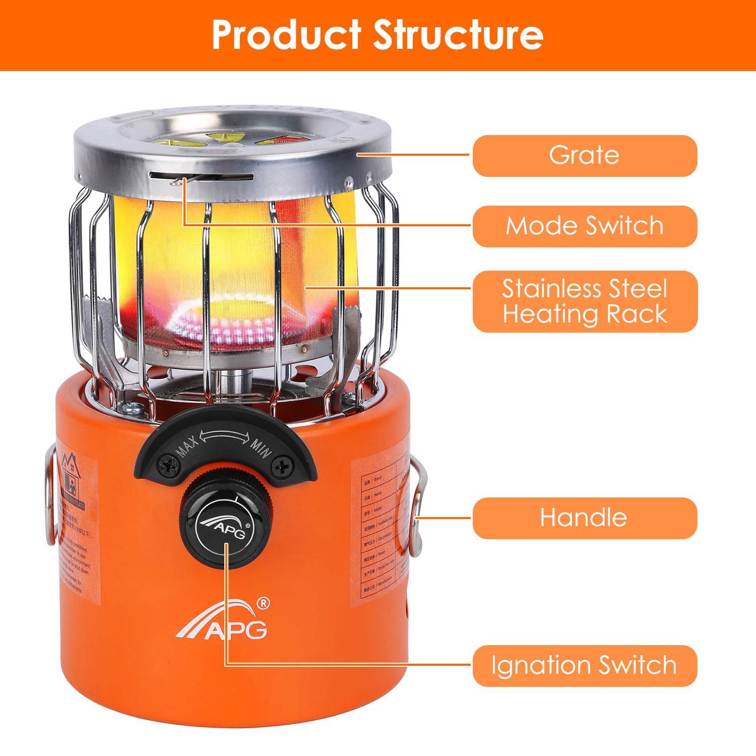 Portable Hiking Camping Outdoor Cooking Gas stove - www.Shopthatapp.com