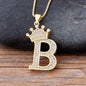 Letter Pendant with Chain - Gold - www.Shopthatapp.com