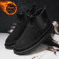 Winter Fleece Snow Boots Round-toed Flat Shoes Casual Warm Sports Shoes Men Ankle Boot - www.Shopthatapp.com