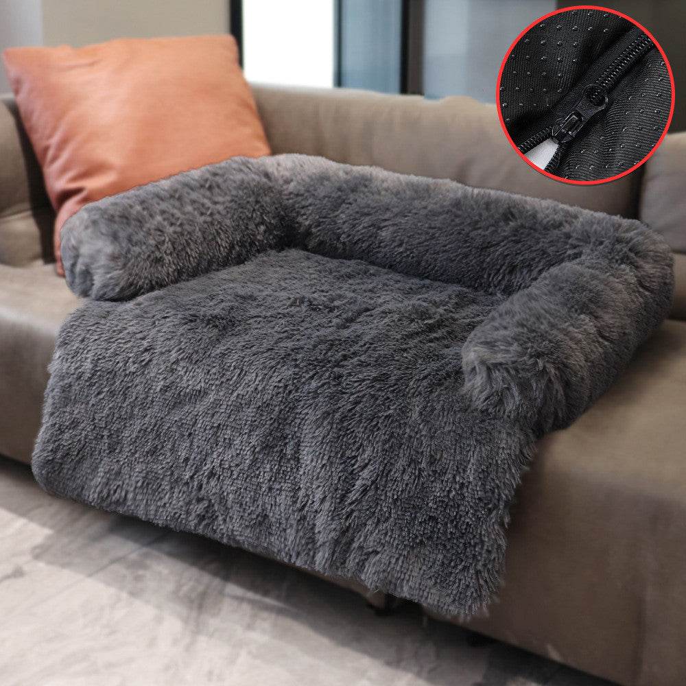 Removable Pet bed Mat Sofa Dog Bed Plush Pet Bed - www.Shopthatapp.com