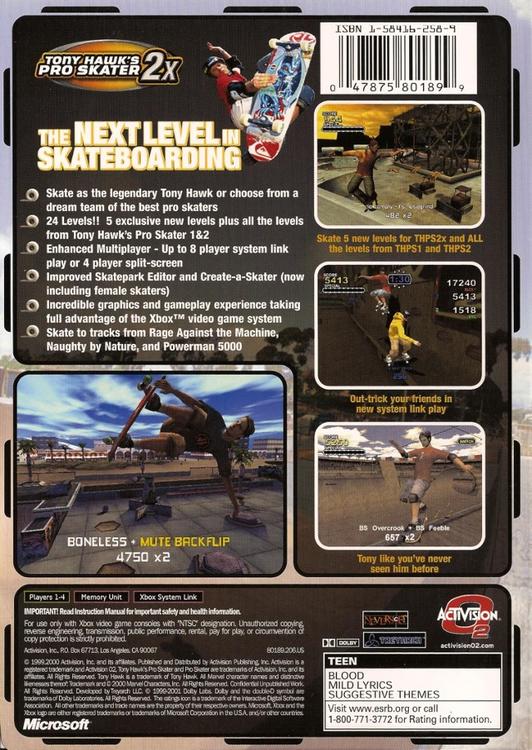 Tony Hawk's Pro Skater 2x (usagé) - www.Shopthatapp.com