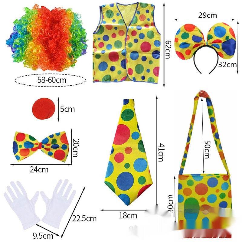 Halloween Clown Wig Dress Up Costume - www.Shopthatapp.com