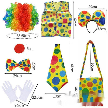 Halloween Clown Wig Dress Up Costume - www.Shopthatapp.com
