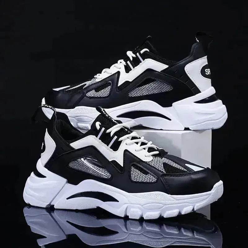Y2K Fashion Outfit White Sneakers Men Non Slip Walking Running Shoes Sports - www.Shopthatapp.com