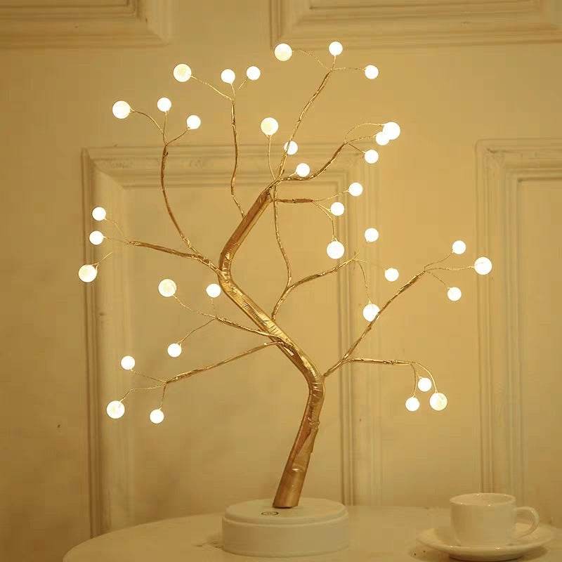 Led Copper Wire Light Bedroom Desk Table Light - www.Shopthatapp.com