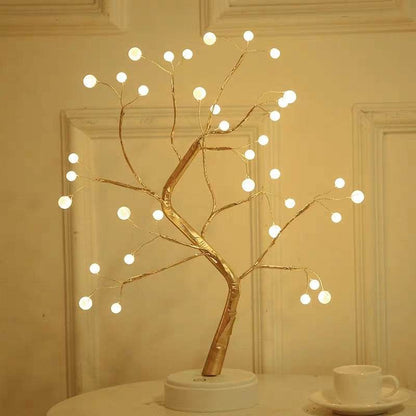 Led Copper Wire Light Bedroom Desk Table Light - www.Shopthatapp.com